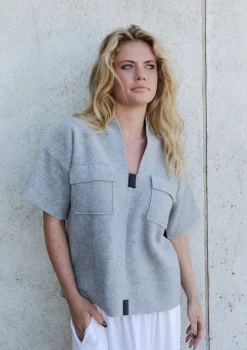 HSCPH BUE BLUSE - 1374 - LIGHT GREY Hot