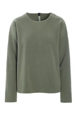 HSCPH BUE RUNDE AUCHNITT BLUSE RUNDEM AUSSCHNITT - 1359 - DUSTY GREEN New