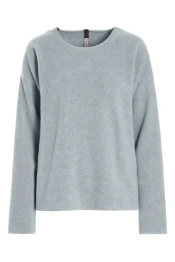 HSCPH BUE RUNDE AUCHNITT BLUSE RUNDEM AUSSCHNITT - 1359 - LIGHT GREY Discount