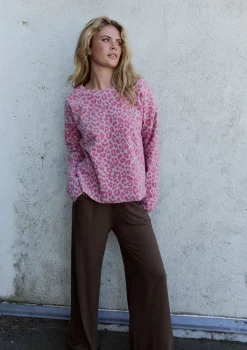 HSCPH BUE RUNDE AUCHNITT BLUSE RUNDEM AUSSCHNITT - 1359P - PINK LEO Online