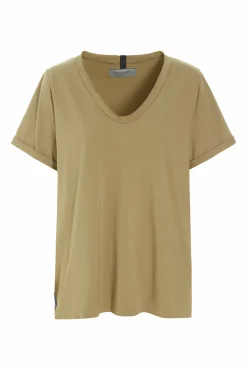 HSCPH BLUSE V-AUSSCHNITT BLUSE V-AUSSCHNITT - 96082 - OLIVE Clearance