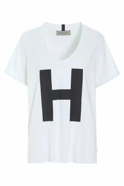 HSCPH BLUSE V-AUSSCHNITT DRUCK BLUSE V-AUSSCHNITT DRUCK - 96082H - WHITE Best