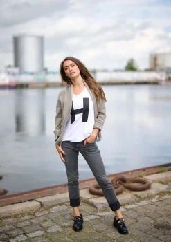 HSCPH BLUSE V-AUSSCHNITT DRUCK BLUSE V-AUSSCHNITT DRUCK - 96082H - WHITE Best
