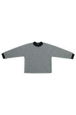 HSCPH FLEECE BLUSE RUNDEM HALS CHILD FLEECE BLUSE RUNDEM HALS CHILD - 107 - STRIPES B&W Sale