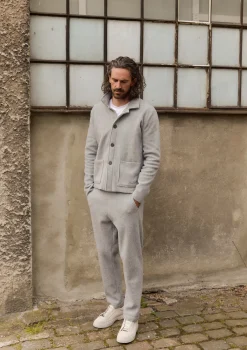 HSCPH FEECE HOEN FLEECE HOSEN - 1051C - LIGHT GREY