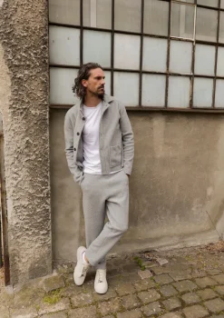 HSCPH FEECE HOEN FLEECE HOSEN - 1051C - LIGHT GREY