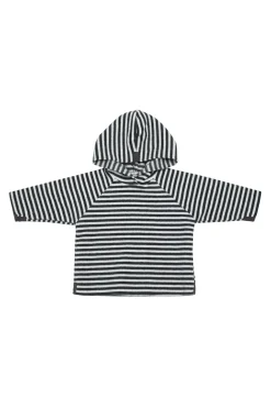 HSCPH FLEECE KAPUZENBLUSE BABY FLEECE KAPUZENBLUSE BABY - 108 - STRIPES B&W Best