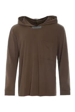 HSCPH KAPUZENPUOVER KAPUZENPULLOVER - 1054C - CHOCOLATE Outlet