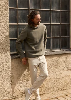 HSCPH KAPUZENPUOVER KAPUZENPULLOVER - 1059C - DUSTY GREEN Hot
