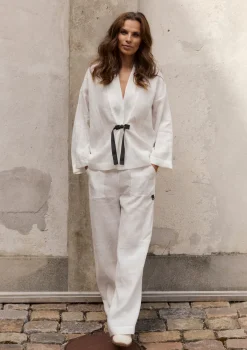 HSCPH KIONO JACKE KIMONO JACKE - 87000 - IVORY Clearance