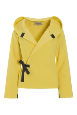 HSCPH KAICHE FEECE WICKE CARDIGAN KLASSISCHE FLEECE WICKEL CARDIGAN - 1009 - YELLOW New