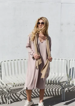 HSCPH KLEID OVERSIZE KLEID OVERSIZE - 98043 - NUDE Best
