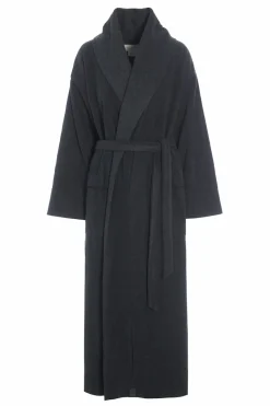 HSCPH MORGENMANTEL DAMEN MAXI MORGENMANTEL DAMEN MAXI - 7128 MAXI - SOFT BLACK Best