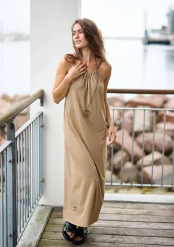 HSCPH NO WASTE TRÄGERKLEID LANG NO WASTE TRÄGERKLEID LANG - 98062NW - CAMEL Outlet