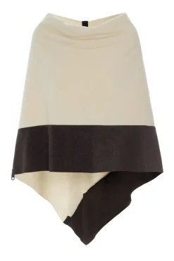 HSCPH PONCHO 2 FARBIGE PONCHO 2 FARBIGE - 4068 - KIT/CHOCOLATE Outlet