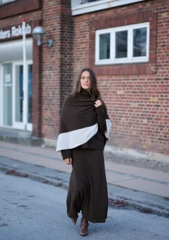 HSCPH PONCHO 2 FARBIGE PONCHO 2 FARBIGE - 4068 - CHOCOLATE/KIT Online