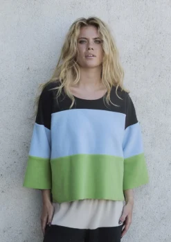 HSCPH RAINBOW BUE RAINBOW BLUSE - 1409 - RAINBOW New