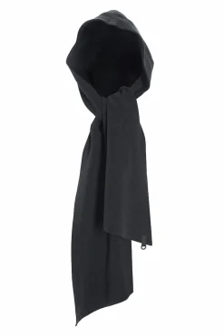 HSCPH SCARF MIT MÜTZE SCARF MIT MÜTZE - 4127 - SOFT BLACK Discount