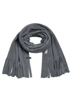 HSCPH SCHAL MIT FRANSEN SCHAL MIT FRANSEN - 4077 - GREY