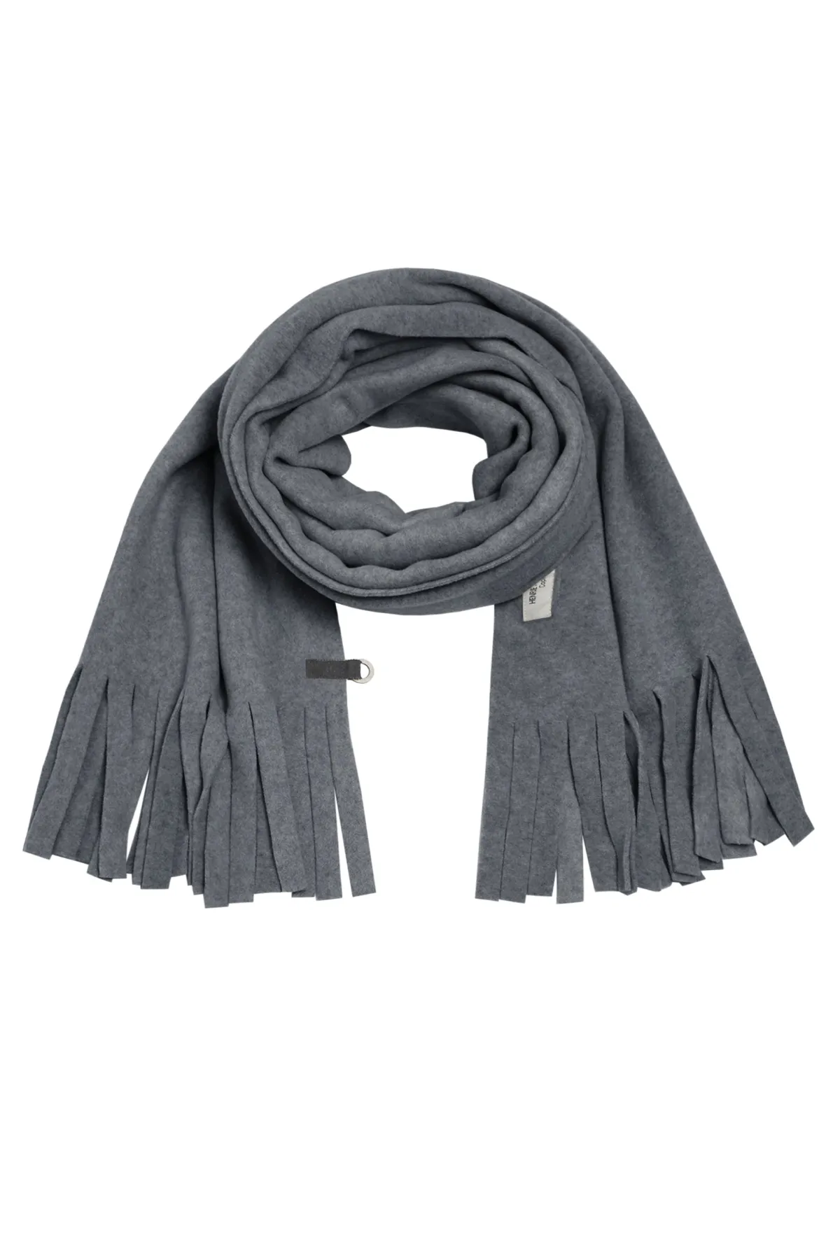 HSCPH SCHAL MIT FRANSEN SCHAL MIT FRANSEN - 4077 - GREY