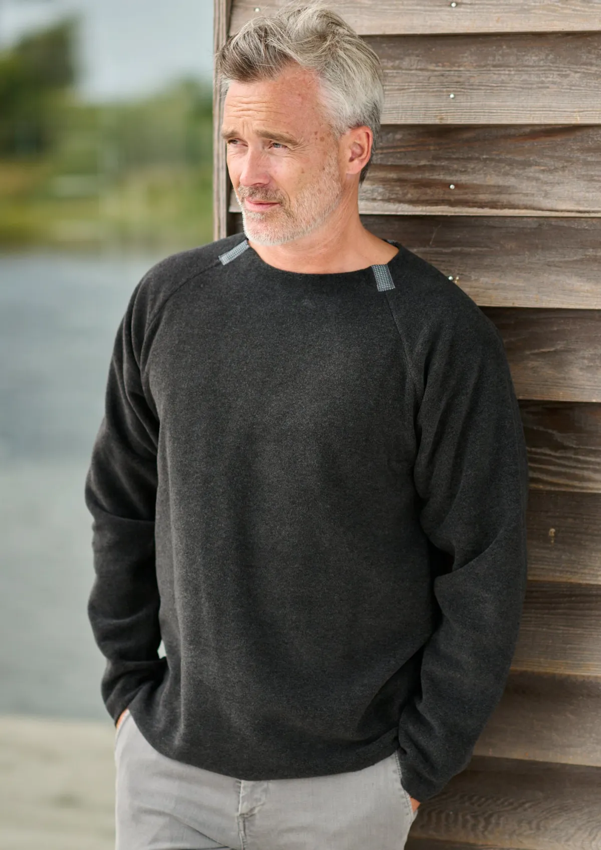 HSCPH WEATER OOE FIT SWEATER LOOSE FIT - 1010C - SOFT BLACK