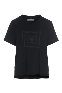 HSCPH TEE LABYRINTH PRINT TEE LABYRINTH PRINT - 96099 - BLACK