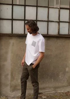 HSCPH TEE OOE FIT TEE LOOSE FIT - 1042C PRINT - WHITE New