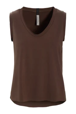 HSCPH TOP V-AUCHNITT EARTH TOP V-AUSSCHNITT EARTH - 96102 EARTH - CHOCOLATE Discount