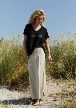 HSCPH V-NECK TEE ERAE V-NECK TEE ERASE - 96105 ERASE - BLACK