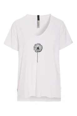 HSCPH V-NECK TEE FOWER V-NECK TEE FLOWER - 96105 FLOWER - WHITE Clearance